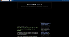 Desktop Screenshot of maharajavideo.blogspot.com