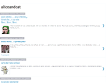 Tablet Screenshot of aliceandcat.blogspot.com