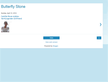 Tablet Screenshot of butterflystone.blogspot.com