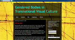 Desktop Screenshot of bodiesinvisualculture.blogspot.com