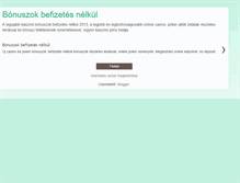 Tablet Screenshot of bonuszok.blogspot.com