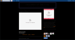 Desktop Screenshot of childrenofthecoal.blogspot.com