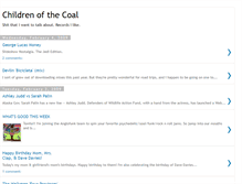 Tablet Screenshot of childrenofthecoal.blogspot.com