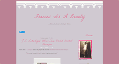 Desktop Screenshot of beautifulfrances.blogspot.com
