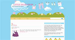 Desktop Screenshot of littleduckshop.blogspot.com