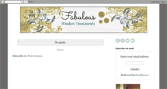 Desktop Screenshot of fabulouswindowtreatments.blogspot.com