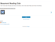 Tablet Screenshot of beaumontreadingclub.blogspot.com