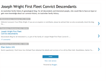 Tablet Screenshot of josephwrightdescendants.blogspot.com