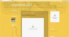 Desktop Screenshot of experticia-bez.blogspot.com