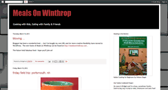 Desktop Screenshot of mealsonwinthrop.blogspot.com