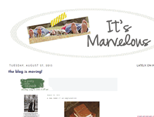 Tablet Screenshot of itsmarvelous.blogspot.com