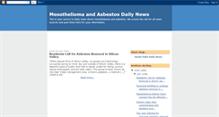 Desktop Screenshot of mesothelioma-asbestos-daily.blogspot.com