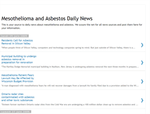 Tablet Screenshot of mesothelioma-asbestos-daily.blogspot.com