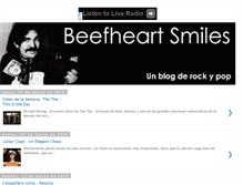 Tablet Screenshot of beefheartsmiles.blogspot.com