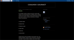 Desktop Screenshot of comandogourmet.blogspot.com