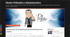 Desktop Screenshot of direitotributarioeadministrativo.blogspot.com