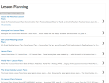 Tablet Screenshot of lessonplanning.blogspot.com