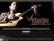 Tablet Screenshot of echapafuera.blogspot.com