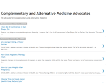 Tablet Screenshot of complementaryalternativemedicineadvoc.blogspot.com