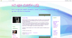 Desktop Screenshot of nohayquienlea.blogspot.com