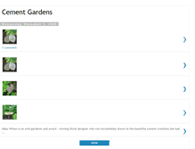 Tablet Screenshot of cementgardens.blogspot.com