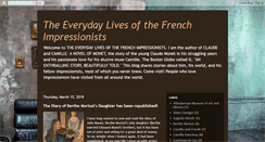 Desktop Screenshot of everydaylivesfrenchimpressionists.blogspot.com