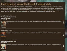 Tablet Screenshot of everydaylivesfrenchimpressionists.blogspot.com
