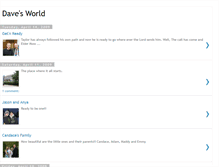 Tablet Screenshot of davemossworld.blogspot.com