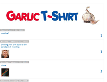 Tablet Screenshot of garlictshirt.blogspot.com