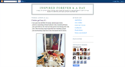 Desktop Screenshot of inspiredforeverandaday.blogspot.com