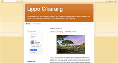 Desktop Screenshot of lippocikarang-s.blogspot.com