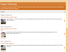 Tablet Screenshot of lippocikarang-s.blogspot.com