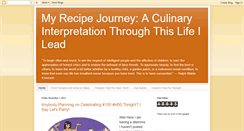 Desktop Screenshot of cherylsrecipejourney.blogspot.com