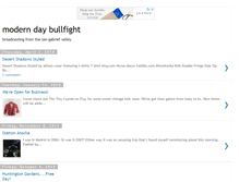 Tablet Screenshot of moderndaybullfight.blogspot.com