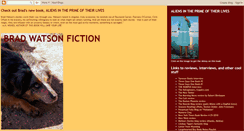 Desktop Screenshot of bradwatsonfiction.blogspot.com