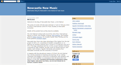 Desktop Screenshot of newcastlenewmusic.blogspot.com
