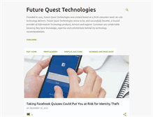 Tablet Screenshot of futurequesttechinc.blogspot.com