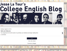 Tablet Screenshot of jesselatourcollegeenglish.blogspot.com