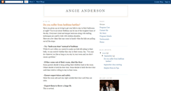 Desktop Screenshot of angieanderson.blogspot.com