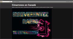 Desktop Screenshot of cimarronesencanada.blogspot.com