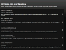 Tablet Screenshot of cimarronesencanada.blogspot.com