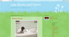 Desktop Screenshot of eatsshootsandleaves-brooke.blogspot.com