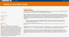 Desktop Screenshot of cindys-low-carb-links.blogspot.com