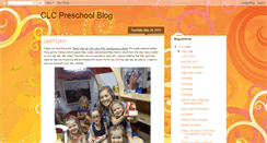 Desktop Screenshot of clcpreschool.blogspot.com