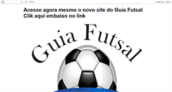 Desktop Screenshot of guiafutsal.blogspot.com