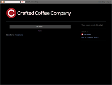 Tablet Screenshot of craftedcoffeecompany.blogspot.com