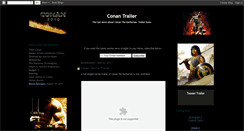 Desktop Screenshot of conan-trailer.blogspot.com