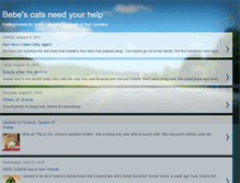 Tablet Screenshot of bebescats.blogspot.com