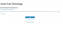 Tablet Screenshot of greenfueltech.blogspot.com