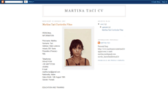 Desktop Screenshot of martinatacicv.blogspot.com